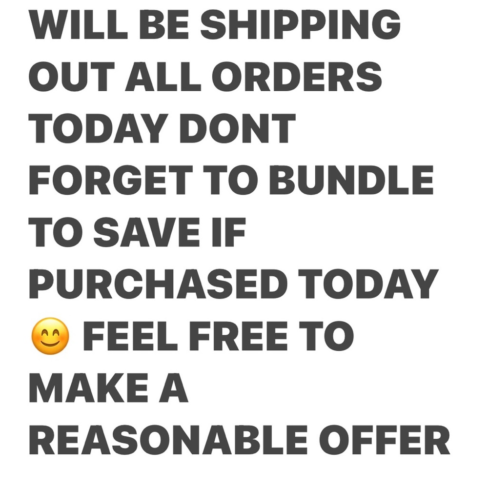 Already shipped today but will be Shipping again later Today❗️